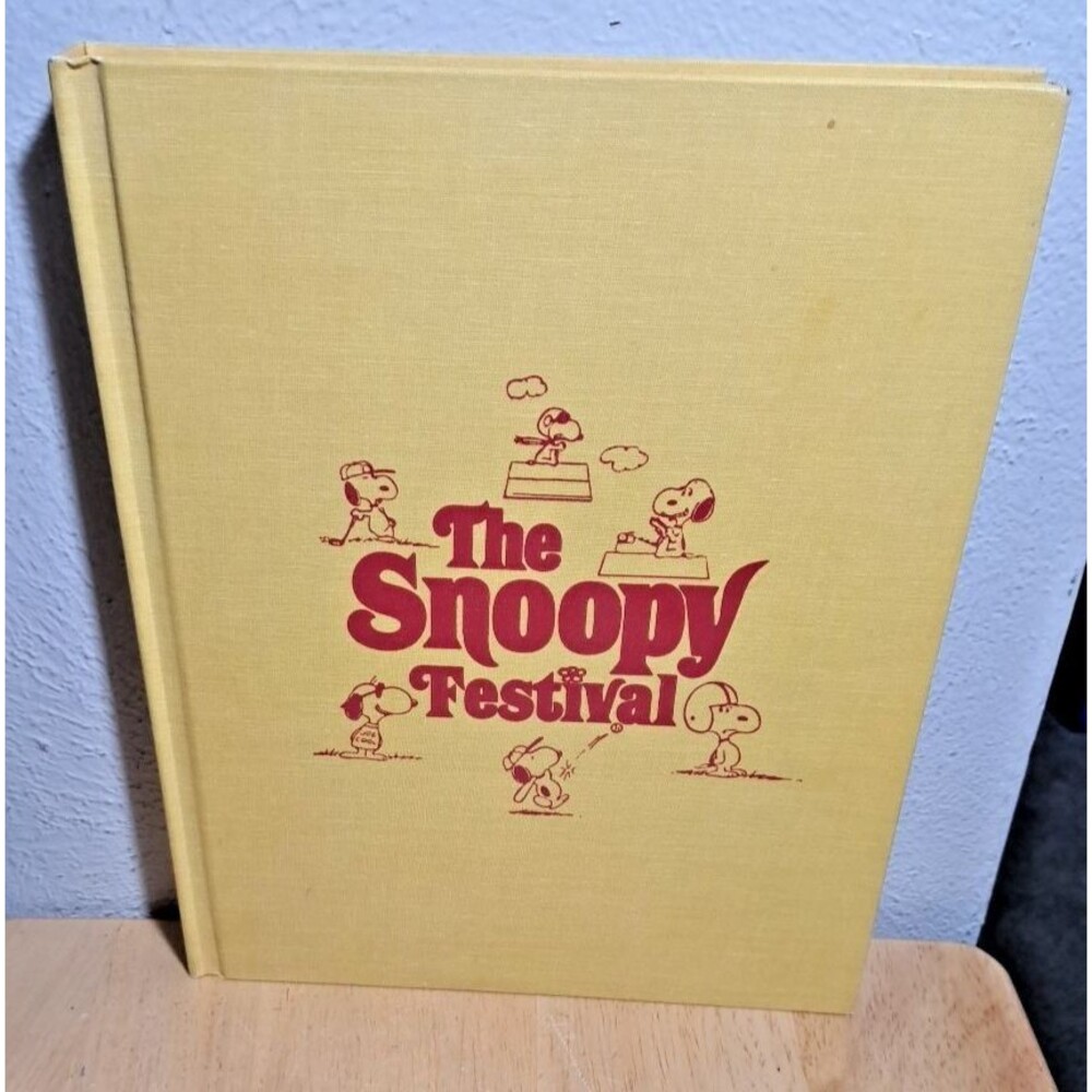 The Snoopy Festival 1st Edition 1975 HC by Charles M. Schulz No Dust Jacket